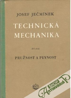 Obal knihy Technická mechanika III.