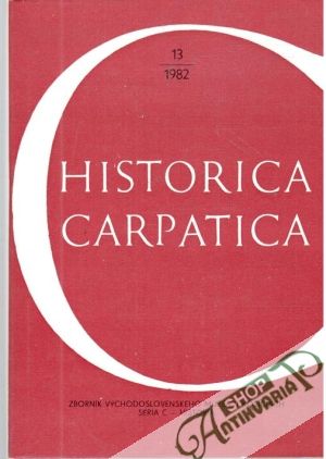 Obal knihy Historica carpatica 13/1982