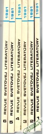 Obal knihy Revue Svetovej literatúry 1-6/1981