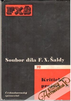 Obal knihy Kritické projevy 13 - 1925-1928