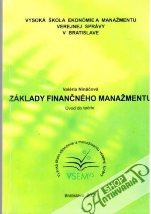 Obal knihy Základy finančného manažmentu