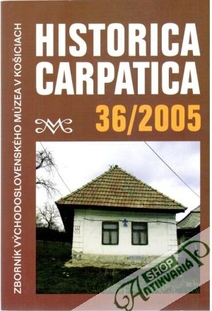 Obal knihy Historica carpatica 36/2005
