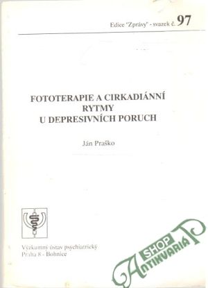 Obal knihy Fototerapie a cirkadiánní rytmy u depresivních poruch