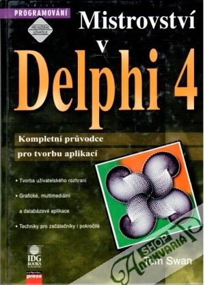Obal knihy Mistrovství v Delphi 4.