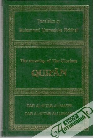 Obal knihy The meaning of the Glorious Qur'an