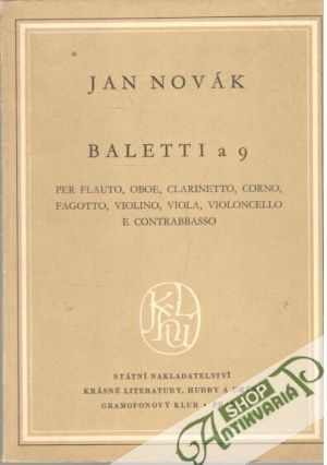 Obal knihy Baletti a 9