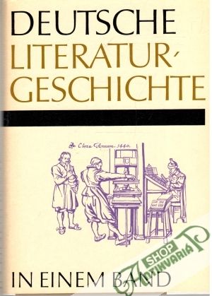 Obal knihy Deutsche Literaturgeschichte in Einem Band