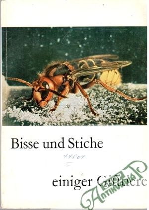 Obal knihy Bisse und Stiche einiger Gifttiere