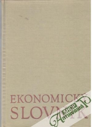 Obal knihy Ekonomický slovník