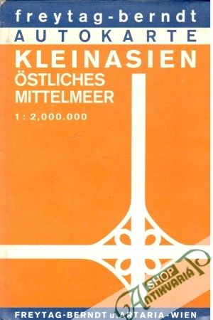 Obal knihy Autokarte Kleinasien Östliches Mittelmeer