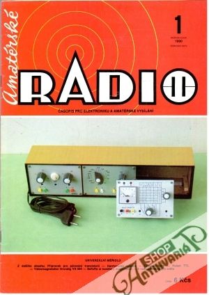Obal knihy Amatérské radio 1-12/1990