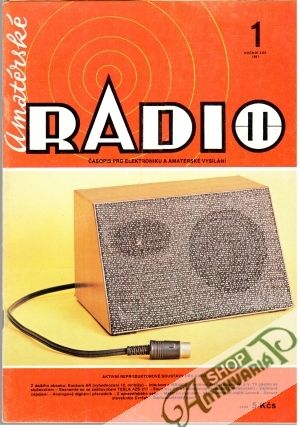 Obal knihy Amatérské radio 1-12/1981