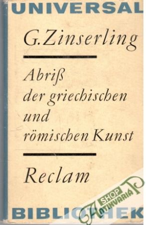 Obal knihy Abriß der griechischen und römischen Kunst