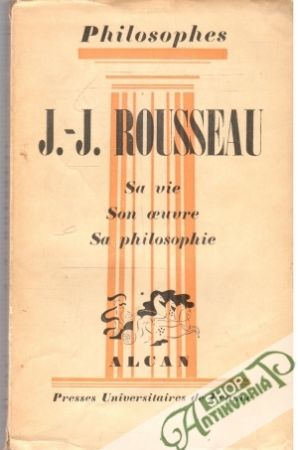 Obal knihy J.-J. Rousseau