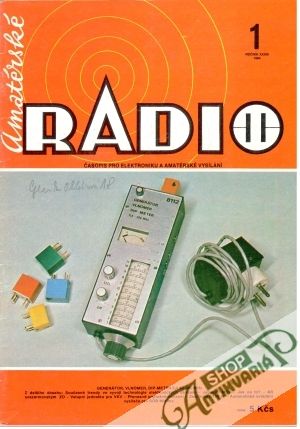 Obal knihy Amatérské radio 1-12/1984