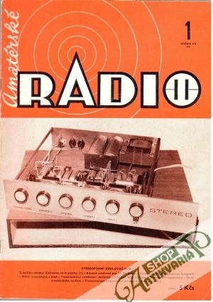Obal knihy Amatérské radio 1-8/1971