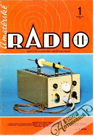 Obal knihy Amatérské radio 1-12/1982