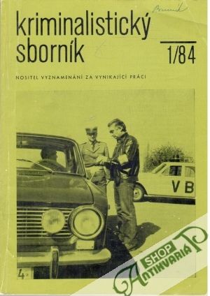 Obal knihy Kriminalistický sborník 1-12/1984