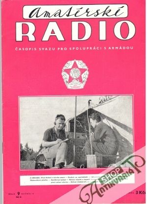 Obal knihy Amatérské radio 9/1955