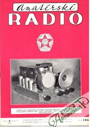 Obal knihy Amatérské radio 8/1955