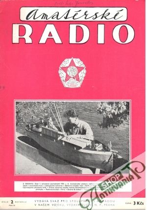 Obal knihy Amatérské radio 2/1955