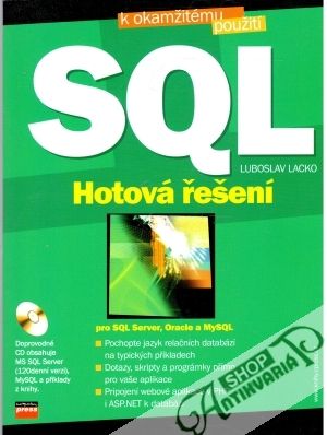 Obal knihy SQL - hotová řešení
