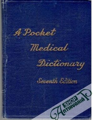 Obal knihy A pocket medical dicitonary