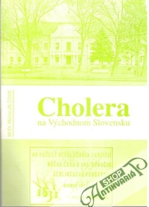 Obal knihy Cholera na východnom Slovensku