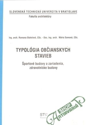 Obal knihy Typológia občianskych stavieb