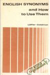 Löffler Hans, Goldman Leonard - English Synonyms and How to Use Them