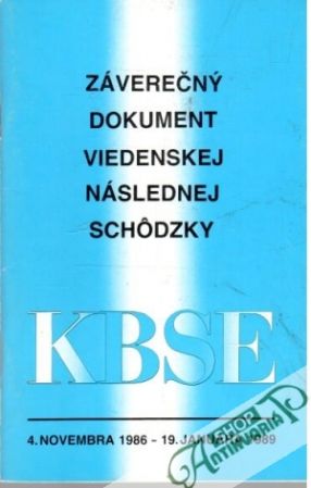 Obal knihy Záverečný dokument viedenskej následnej schôdzky KBSE