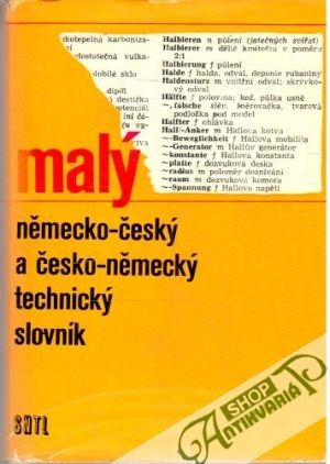 Obal knihy Malý německo - český a česko - německý technický slovník