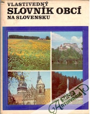 Obal knihy Vlastivedný slovník obcí na Slovensku