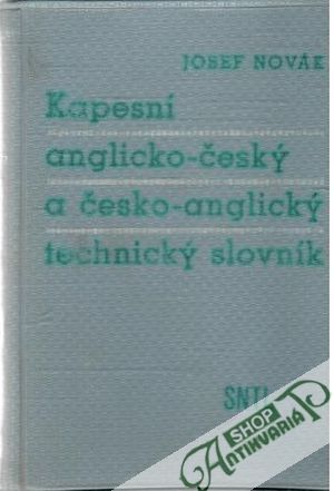 Obal knihy Kapesní anglicko-český a česko-anglický technický slovník
