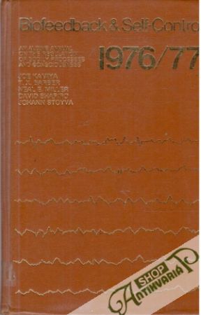 Obal knihy Biofeedback and Self-Control 1976-1977