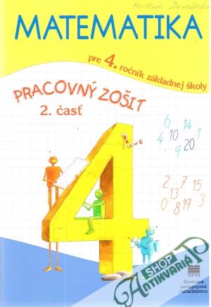 Obal knihy Matematika pre 4. ročník ZŠ