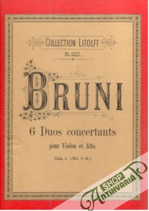 Obal knihy Bruni - 6 Duos concertants pour Violon en Alto