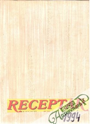 Obal knihy Receptár 1,3-12/1994