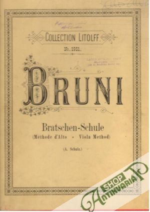 Obal knihy Bratschen - Schule Viola Method; Technická cvičení a etudy pro violu v 1.poloze