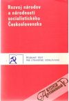 Kolektív autorov - Rozvoj národov a národností socialistického Československa
