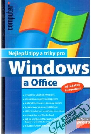 Obal knihy Najlepší tipy a triky pro Windows a Office