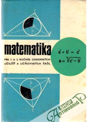 Obal knihy Matematika pre 1. a 2. ročník OU a UŠ