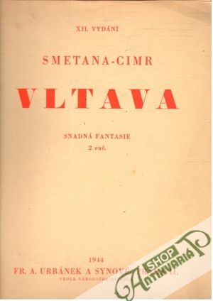 Obal knihy Vltava