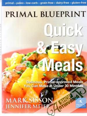 Obal knihy Primal blueprint quick and easy meals