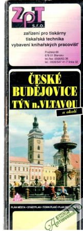 Obal knihy České Budějovice Týn n. Vltavou a okolí