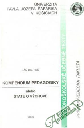 Obal knihy Kompendium pedagogiky alebo state o výchove