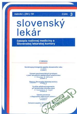Obal knihy Slovenský lekár 3/91