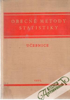 Obal knihy Obecné metody statistiky