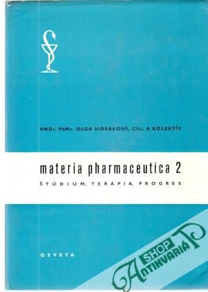 Obal knihy Materia pharmaceutica 2.