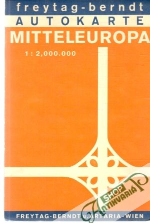 Obal knihy Autokarte Mitteleuropa